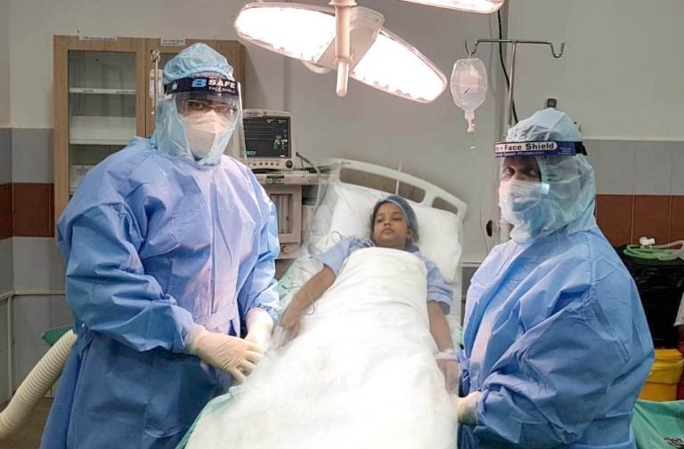 Covid afflicted 11-year-old girl undergoes emergency surgery
