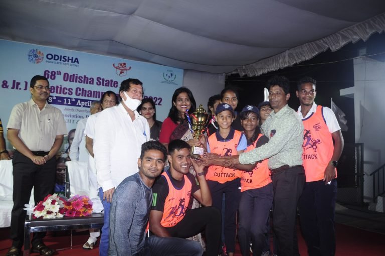 Cuttack emerges winner at Odisha State Athletics Meet