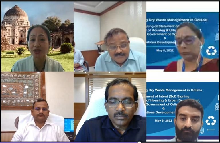 Odisha govt signs pact with UNDP to strengthen dry waste management
