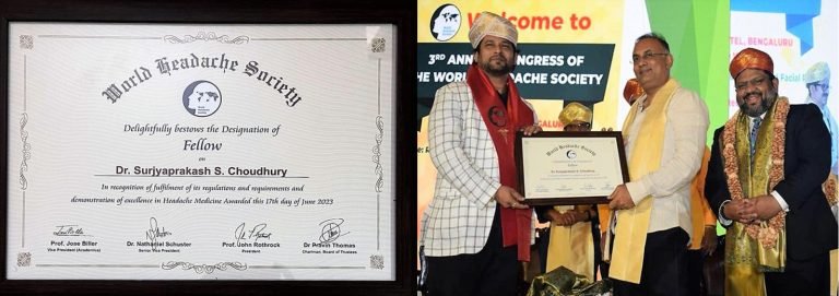 Odisha neurologist awarded fellowship by World Headache Society
