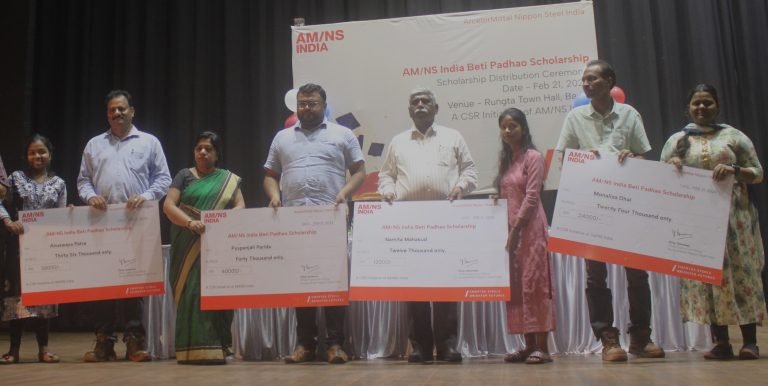 AMNS India awards Beti Padhao Scholarships to 147 girl students