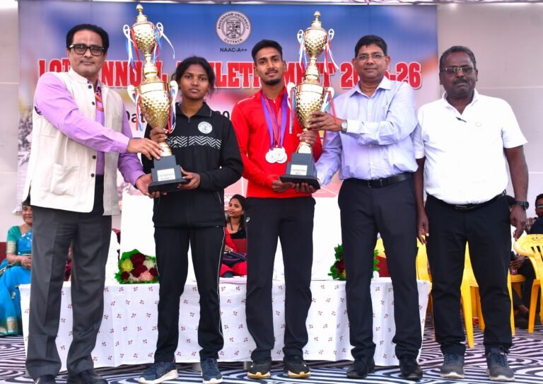 Om Prakash Behera, Puspabati Kisku emerge champions at Ravenshaw University Athletic Meet