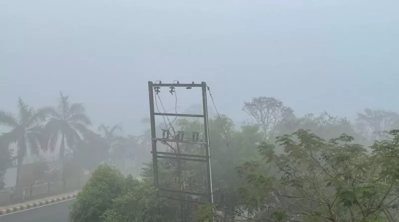 Foggy weather in Odisha
