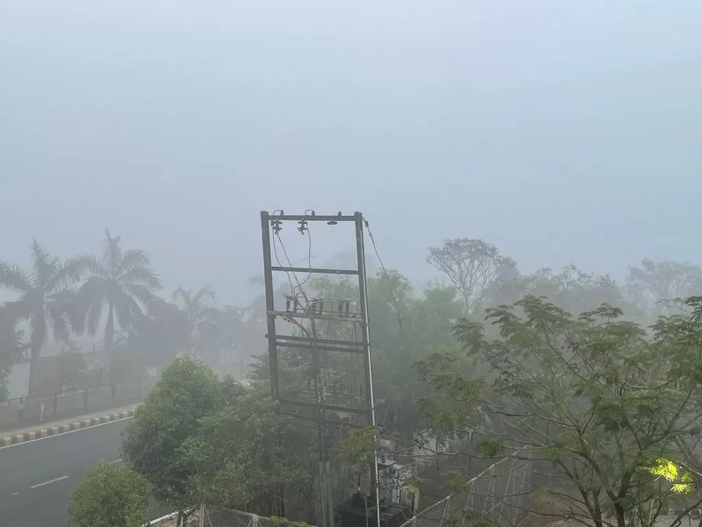 Foggy weather in Odisha