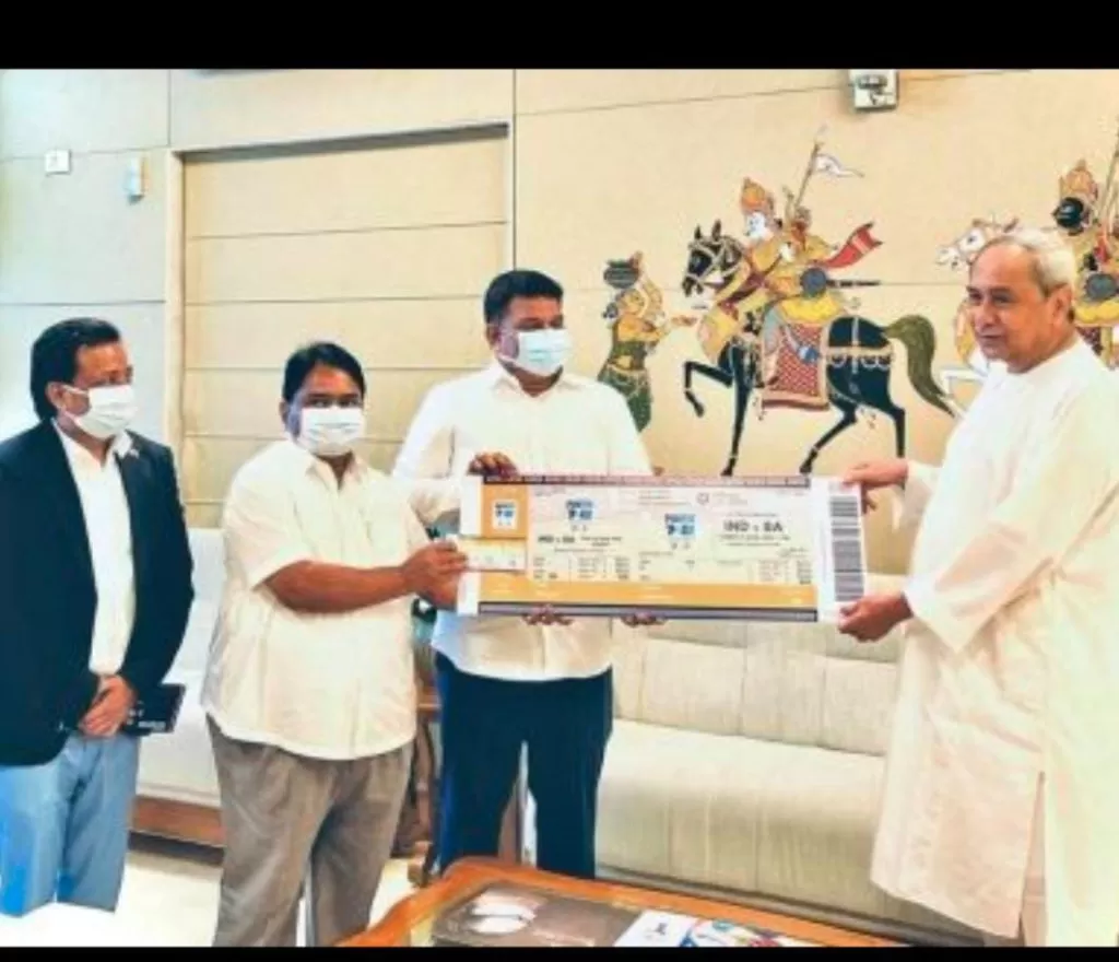 Naveen Patnaik Cuttack ODI ticket